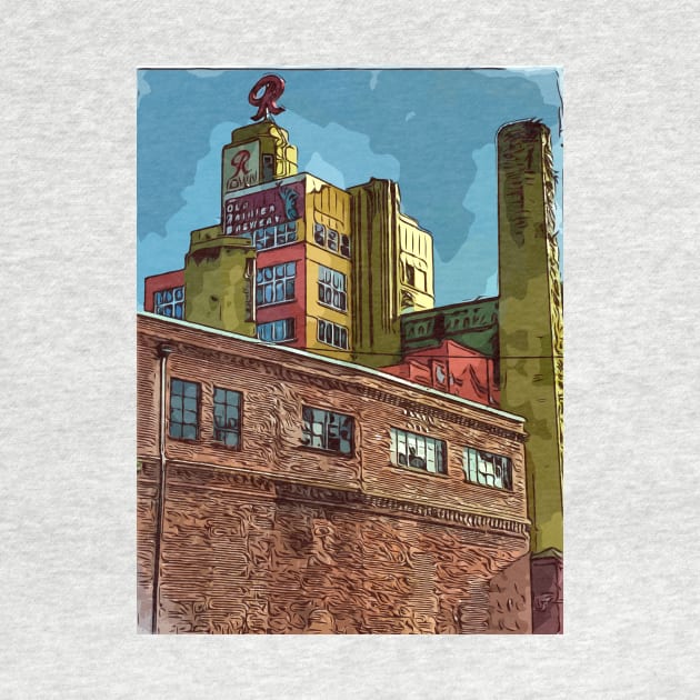 Rainier Beer building in Seattle Wa Classic by WelshDesigns